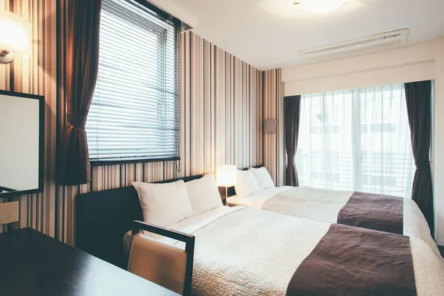Semi Room, Twin Beds, 2 Semi Double Beds، Kuretake Inn Premium Hamamatsucho 1/3