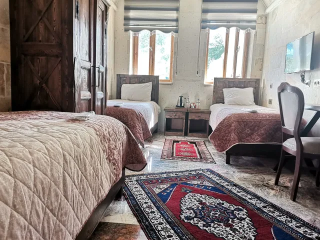 Exclusive, Triple, 1 Queen and 1 Single Bed, Garden View, Lucky Cave Cappadocia 2/3
