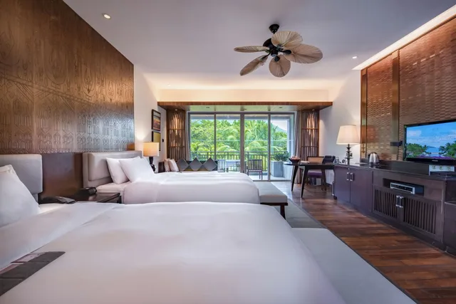Room, 2 Double Beds, Garden View, Balcony, Le Meridien Shimei Bay Beach Resort & Spa 2/10