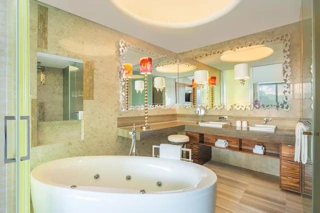 1 Bedroom, Supreme, Suite, King Bed, Pool View, Outdoor Pool, Balcony, Large, Top Floor، W Singapore Sentosa Cove 3/3