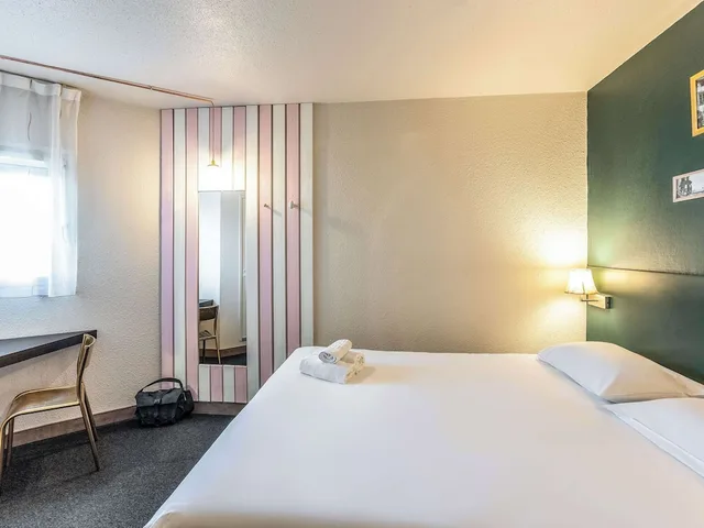 غرفة متصلة بسريرين مزدوجين، Greet Hotel Limoges Nord 1/9