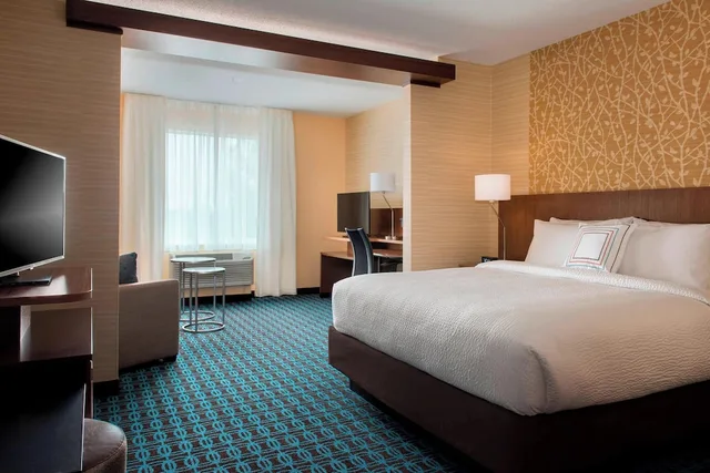 جناح بسرير كينج مع أريكة لذوي الإعاقة، Fairfield Inn Suites By Marriott Buffalo Amherst University 1/4