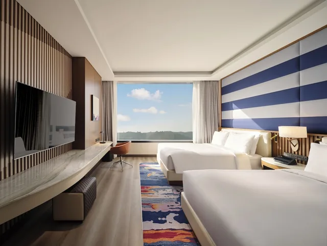 Ocean Tower Deluxe Double Queen، INSPIRE Entertainment Resort, A Hilton Partner Hotel 1/3