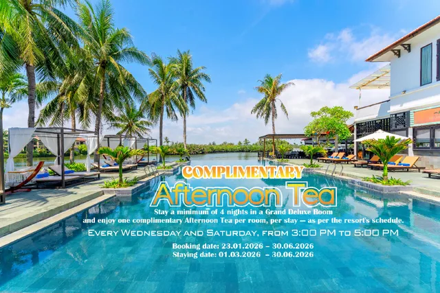 غرفة ديلوكس بإطلالة على النهر، Hoi An Beach Resort 5/5