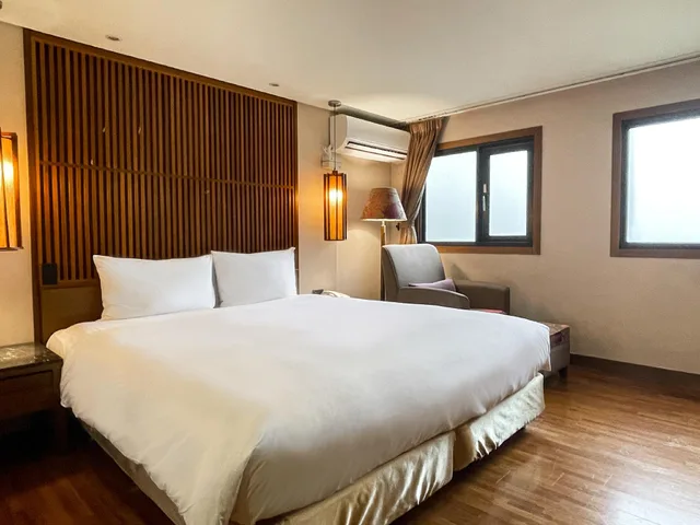 غرفة متصلة كلاسيكية بسريرين منفصلين، Guide Hotel Taipei Bade 1/2