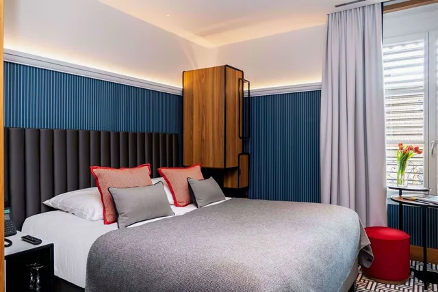 غرفة فاخرة بسرير كينج، Hotel D Geneva 3/7