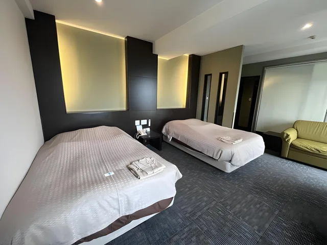 Semi Room, 2 Semi Double Beds, High Floor، Urbain Hiroshima Executive 1/1