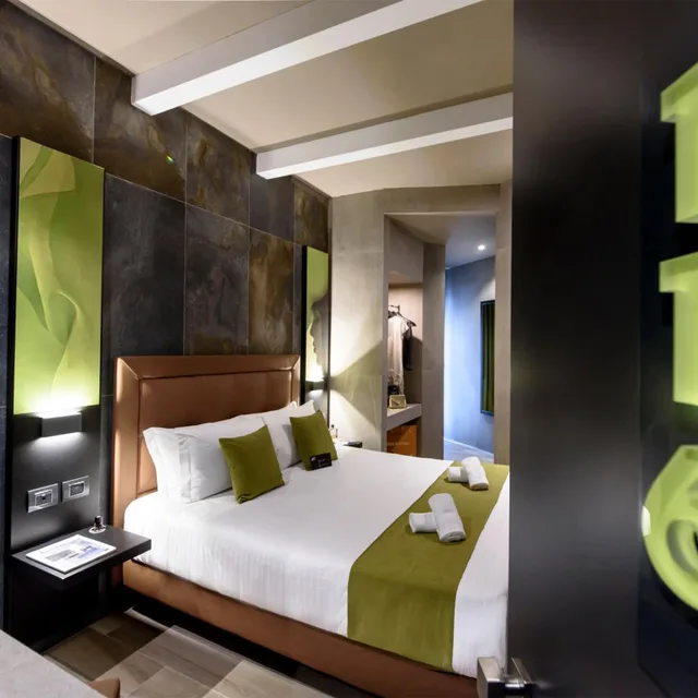 غرفة مفردة بسرير مزدوج، Just Hotel Milano 2/7