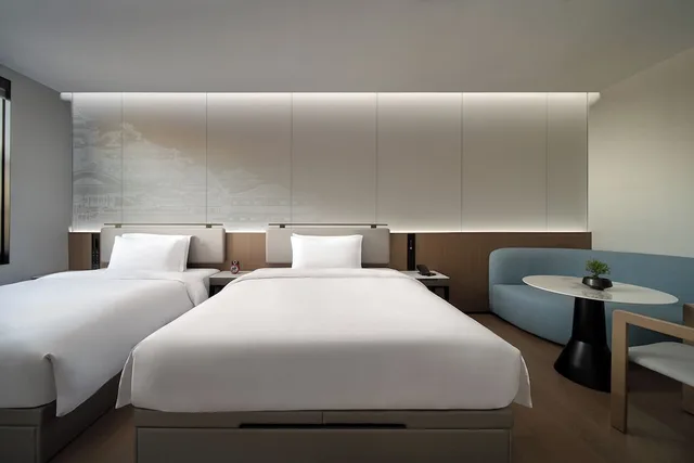 غرفة عائلية رباعية بسرير كوين بحوض استحمام، SSAW Garden Hotel Beijing 1/3