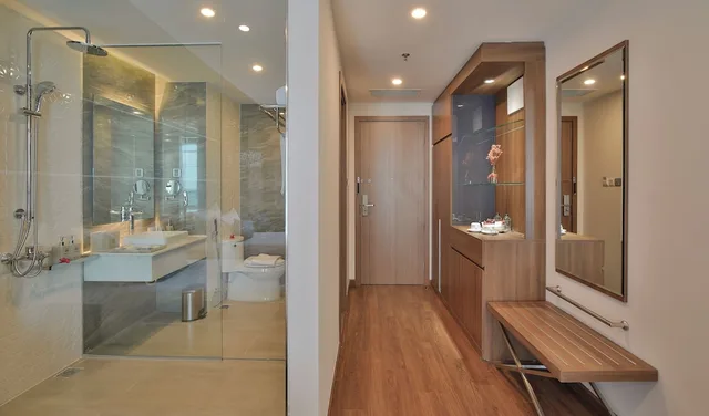 غرفة سوبيريور بسريرين منفصلين، Haian Beach Hotel And Spa 4/4