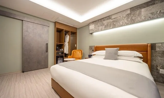 غرفة ديلوكس بسرير مزدوج، Dongdaegu Station Eastern Hotel 3/10