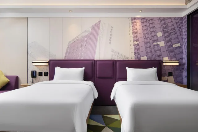 غرفة ديلوكس بسريرين منفصلين، Hampton By Hilton Nanning Jiangnan 1/3