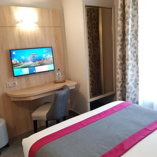 غرفة اقتصادية مفردة بسرير مزدوج، Hotel Champerret Elysees 4/7