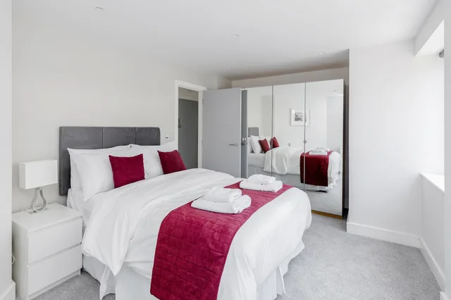 شقة بسرير كينج بغرفتي نوم، Roomspace Apartments -Walpole Court 3/10