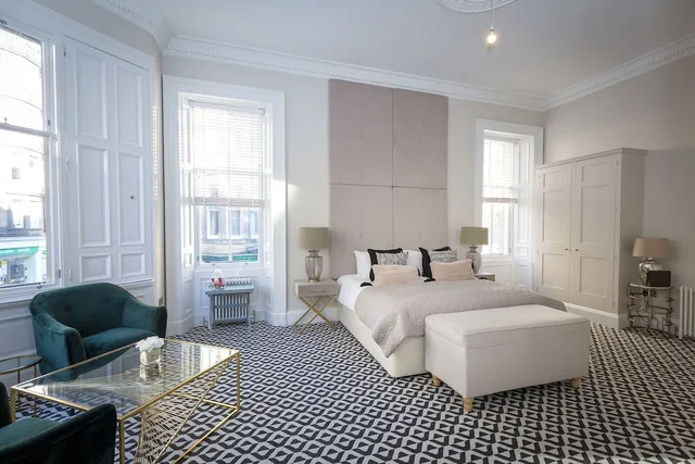 غرفة بريميير بسريرين منفصلين بإطلالة على المدينة، The Lane Hotel 7/8