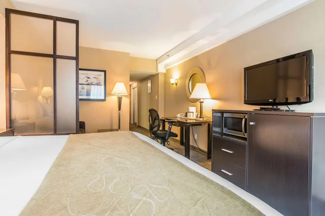 غرفة بسرير كينج مع أريكة، Comfort Suites Downtown Montreal 4/8