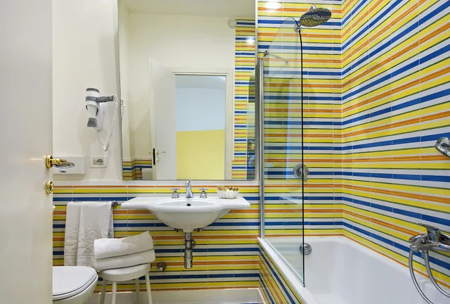 غرفة كلاسيكية بسرير مزدوج أو سريرين منفصلين بإطلالة على البحر، Hotel Minerva 4/4
