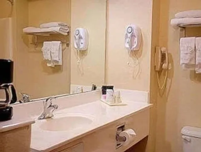 غرفة بسرير كينج لذوي الإعاقة، Super 8 by Wyndham Irving/DFW Apt/North 1/1