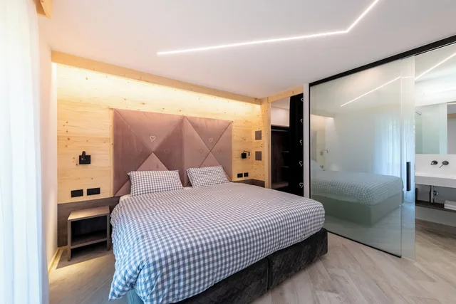 Twin Beds, Mountain View, HOTEL CHALET PINETA 4/10