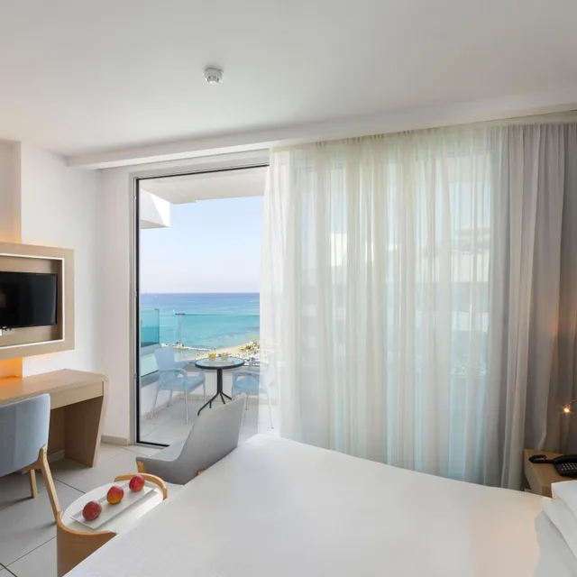 Room, Single Bed, Lateral Side Sea View، Vrissaki Beach Hotel 4/7