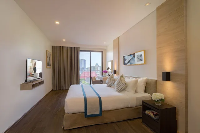 غرفة تنفيذية بسرير كينج بغرفة نوم واحدة، Somerset Harbourview Sri Racha 1/4