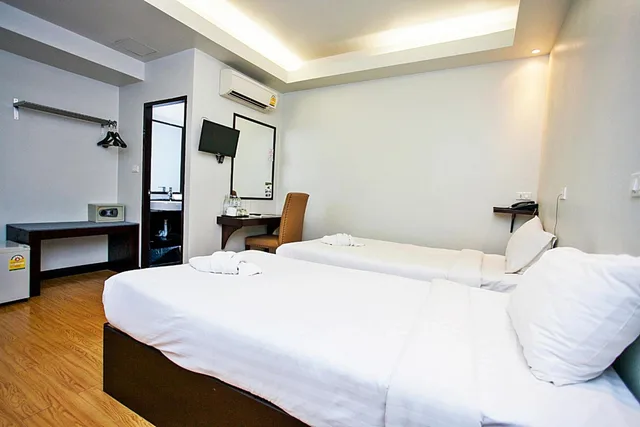 غرفة اقتصادية بسريرين منفصلين، Basic Line Hotel at Loikroh 1/8