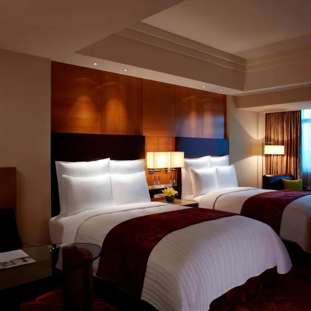غرفة ديلوكس بسريرين منفصلين، Marriott Suzhou 1/8