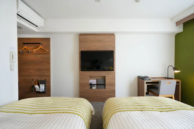 غرفة بسريرين منفصلين، Airport Hotel Kumamoto 4/7