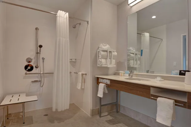 غرفة بسرير كوين لذوي الإعاقة، Hampton Inn & Suites Nashville Downtown Capitol View, Tn 2/2