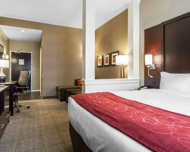 جناح بسرير كينج لذوي الإعاقة، Comfort Suites Youngstown North 1/4