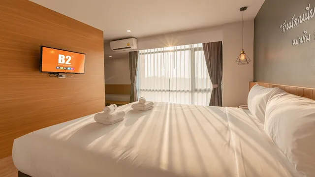 غرفة بريميير فاخرة بسرير مزدوج، B2 Surat Thani Premier Hotel 2/4