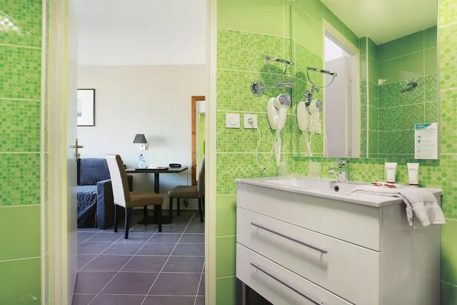 شقة بسرير كوين بغرفة نوم واحدة مع سرير سحّاب إضافي، Appart hotel Odalys City Marseille Centre Parc Chanot Velodrome 10/10