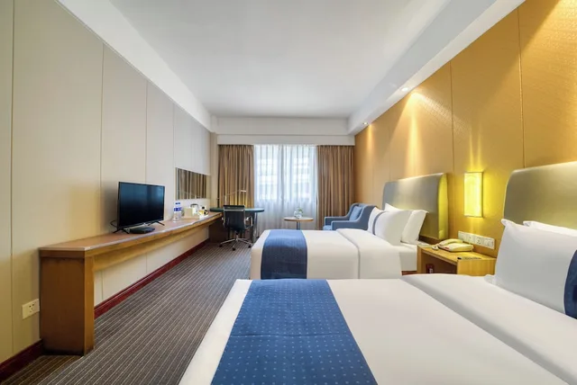 غرفة بزنس بسريرين منفصلين، Hangzhou Haiwaihai Holiday Hotel (ex. Holiday Inn Express Grand Canal) 10/10