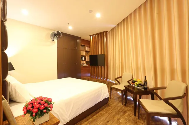غرفة ديلوكس بسرير مزدوج، Au Viet Hotel 2/3