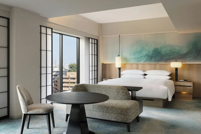جناح جونيور بسرير كينج وسرير مزدوج مع دخول صالة النادي، Sheraton Miyako Hotel Tokyo 2/4