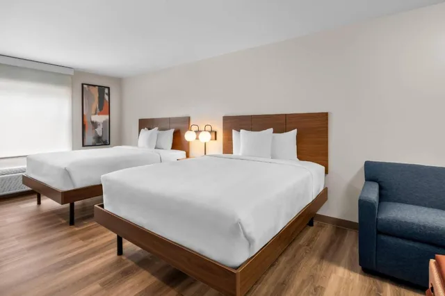 غرفة بسريرين كوين، Everhome Suites Stockbridge Atlanta 3/4