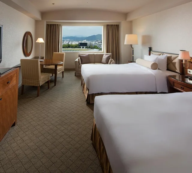غرفة قياسية بسريرين منفصلين بإطلالة على المدينة، Miyako Hotel Gifu Nagaragawa 1/1