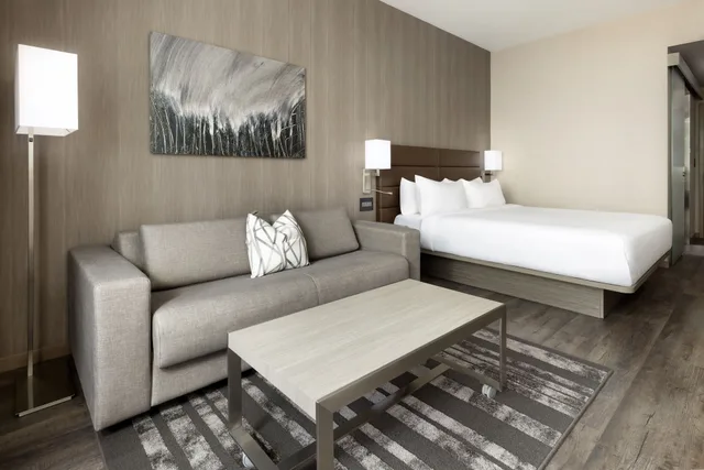 غرفة قياسية بسرير كينج مع أريكة لذوي الإعاقة، AC Hotel by Marriott Bethesda Downtown 3/4