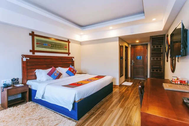 غرفة سوبيريور بسريرين منفصلين بإطلالة على المدينة، Sapa Charm Hotel 8/10