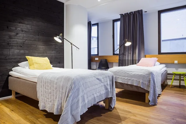 غرفة ثلاثية بثلاثة أسرّة، Hostel Cafe Koti 3/4