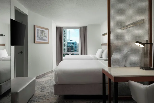 استوديو بسريرين مزدوجين بإطلالة على المدينة، Springhill Suites Chicago Downtown River North 2/10