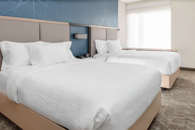 جناح بسريرين كوين مع سرير سحّاب إضافي لذوي الإعاقة، SpringHill Suites by Marriott Durham City View 1/4