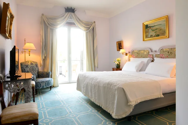 غرفة ديلوكس بسرير مزدوج أو سريرين منفصلين بإطلالة على الحديقة، Pestana Palace Lisboa 2/3