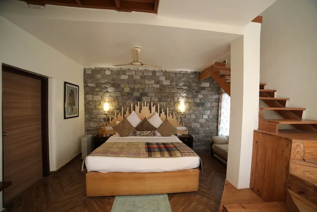 دوبلكس بسريرين كينج، JuSTa Luxe Mukteshwar Retreat and Spa Mukteshwar 1/2
