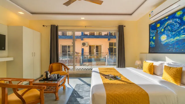 غرفة سوبيريور بسرير مزدوج بشرفة، The Social Stays Rishikesh 1/1