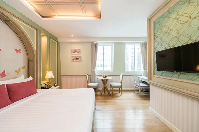 غرفة ديلوكس مفردة بسرير كوين في طابق مرتفع، La Petite Salil Sukhumvit 11 2/3