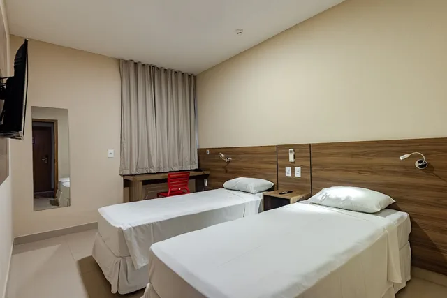 جناح بسريرين منفصلين، Hotel Santos Dumont Aeroporto SLZ 3/5