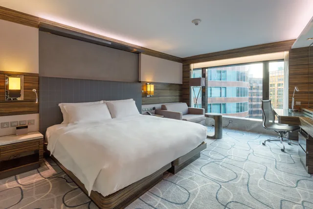 غرفة كلوب بسرير مزدوج أو سريرين منفصلين بإطلالة على المدينة، New World Millennium Hong Kong 1/2