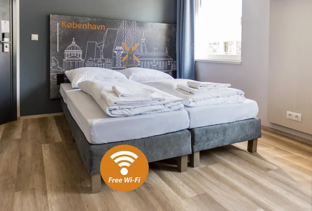 غرفة بسرير بطابقين، A&O Copenhagen Norrebro 2/2