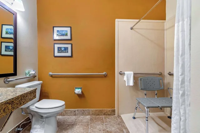 جناح بسرير كينج لذوي الإعاقة، Quality Suites Addison-Dallas 4/5